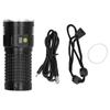 Portable LED Flashlight Torch USB Rechargeable IP65 Waterproof Light for Camping Outdoor