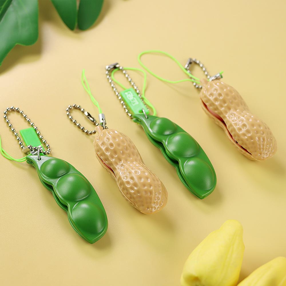 Сквиши Игрушки-антистресс Сенсорные Игрушки для Детей с Аутизмом и Тревогой Сенсорный Реливер Игрушки-Сжималки из Термоусадочной Трубки для Взрослых Игрушки-Горошины