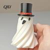Table Decoration Gift Spiral Ghost Fidget Toy, Pass Through Mini Sensory Comfortable Grip Resin Halloween Party for Stress Anxiety Relaxing Desk Toy