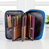 72 Holes Pencil Case Portable 4 Layers Large Capacity Zipper Marker Pen Case Art Markers Canvas Storage Bag Portable