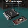 ZK-TB21 Bluetooth 5.0 2.1-канальная плата усилителя мощности звука сабвуфера 50 Вт*2 100 Вт Цифровой модуль усилителя с регулировкой высоких и низких частот