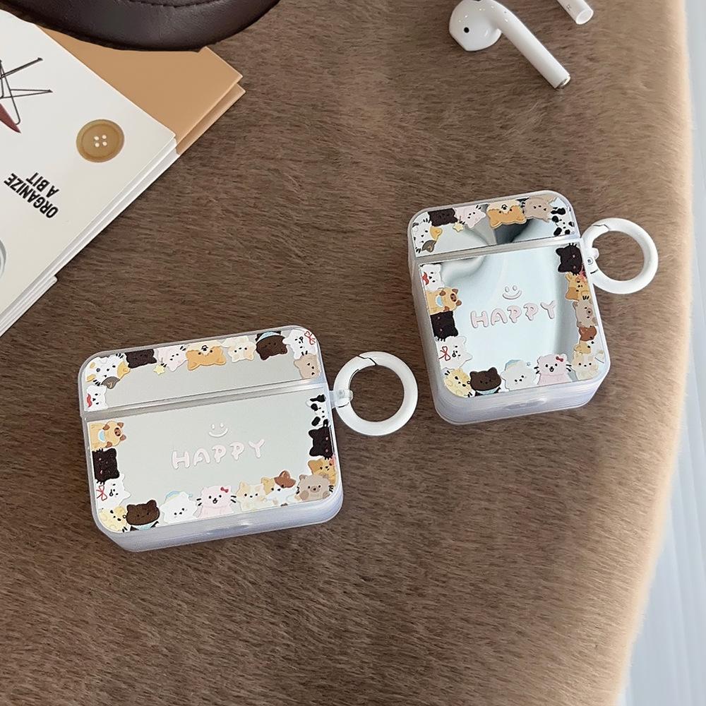Зеркальный чехол для Apple AirPods 1/1 Bluetooth-гарнитуры pro1, новое 1-е поколение, с милым котенком