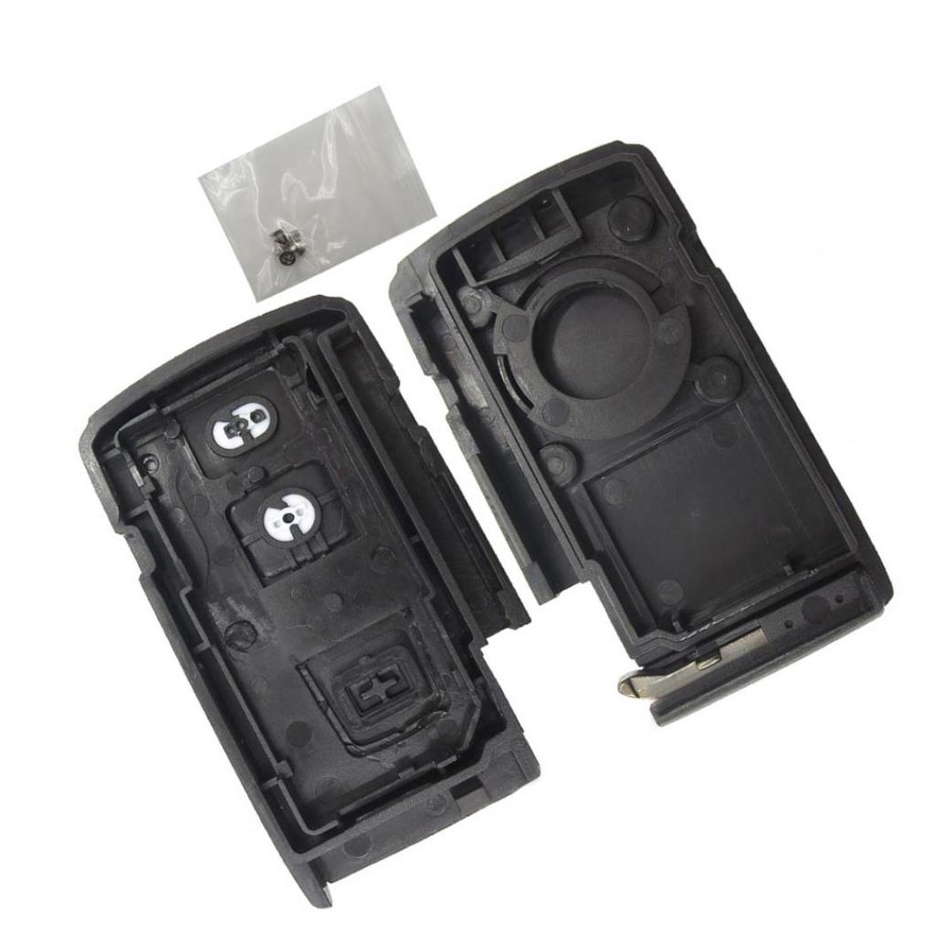 2 Button Card Cover Car Key Case for Prius 2004-2009 Corolla Verso Camry