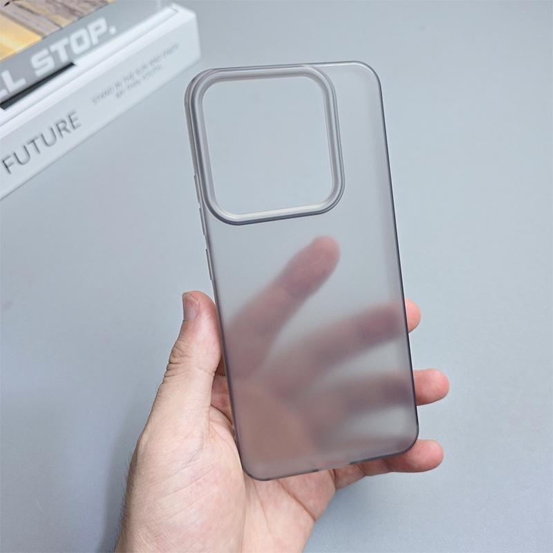 Square Matte Silicone Soft Case For Xiaomi Mi 1 14 13 13T 12 12T Pro Ultra Transparent Clear Shockproof Cover Slim Shell