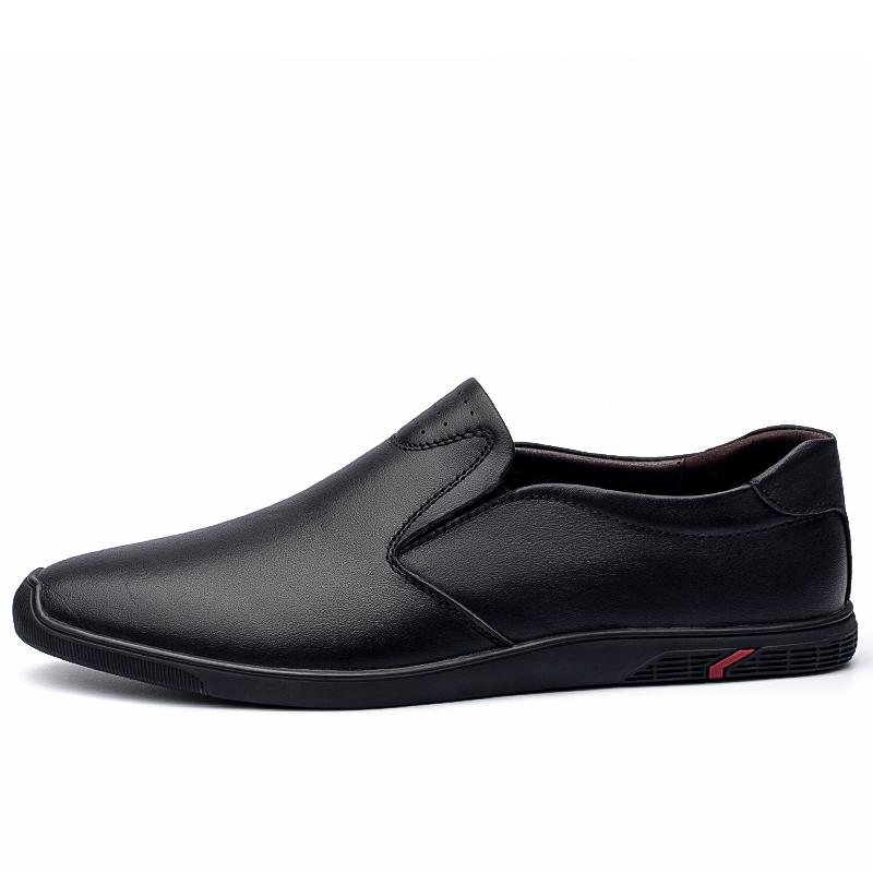 Новые мужские туфли из натуральной кожи, удобные роскошные итальянские мужские мокасины, дышащие туфли-лодочки без застежек, мягкая прогулочная обувь
