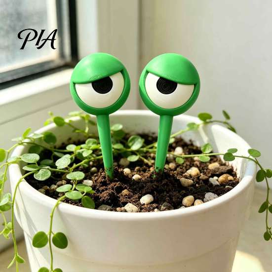 Personalized Gifts for Plant Lovers 3D Printed Funny Eye Stakes, Cartoon Garden Stake, Whimsical Indoor Decor Succulents Potted Decor, Novelty Flower