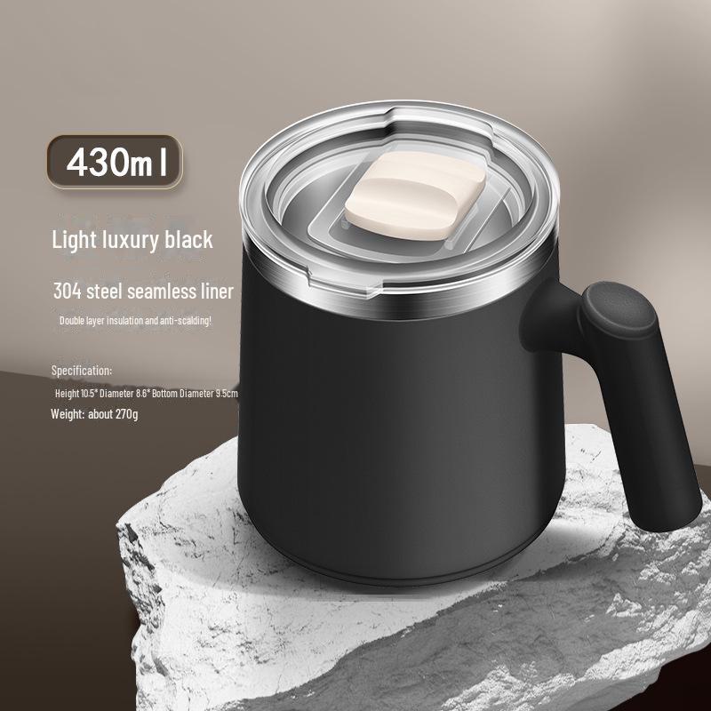 Переносная кружка из нержавеющей стали 304 в форме арбуза — двухслойная, с защитой от ожогов, с крышкой для кофе и чая