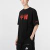 Футболка Li Ning Sports Lifestyle Series с принтом и коротким рукавом, мужская, черная, AHSRC05-2