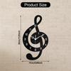 Modern Music Note Wall Clock Decorative Silent Non-Ticking Clock Artistic Musical Wall Art Decor Gift for Piano Room Studio