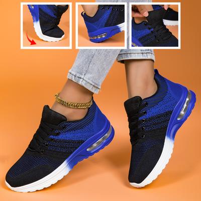 Женские кроссовки для бега с воздушной амортизацией, летние дышащие спортивные кроссовки из полой сетки, легкие, с мягкой подошвой, мот