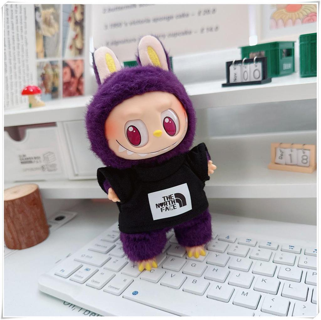 17см Виниловый брелок-кукла Лабубу: Коллекция одежды-сюрпризов первого и второго поколения