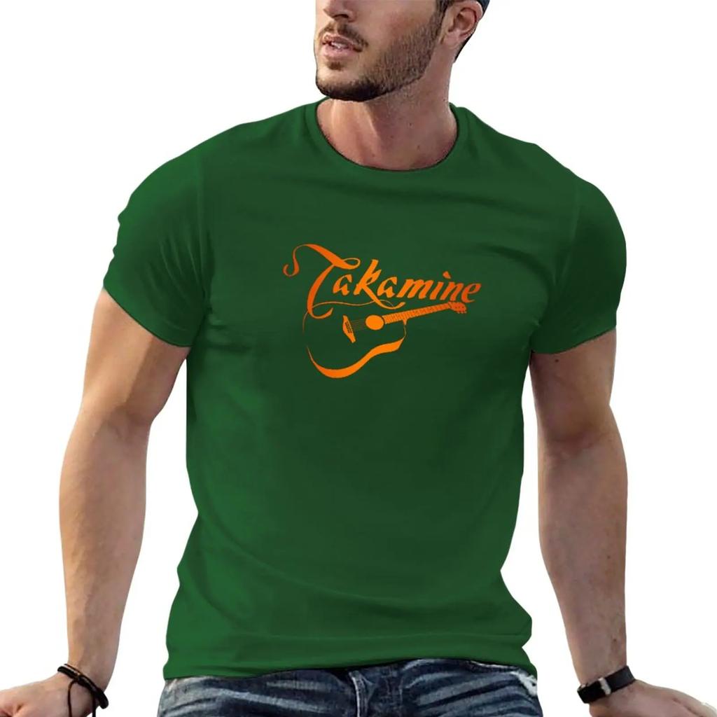 Takamine Guitars T-Shirt funny t shirts oversized t shirt summer clothes plain black t shirts