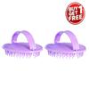 2pcs Head Shampoo Brush Head Massage Hair Washing Comb Scalp Body Shower Brush Care Hair Root Itching Hairbrush Home Salon Tools