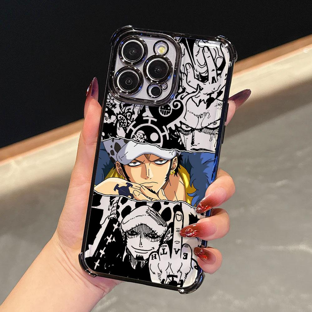 Япония Аниме Горячий One Pieces Мягкий Чехол Для iPhone 17 Pro 16 15 14 13 12 11 Pro Max Чехол 17 Plus 17E 16E 17Air Силиконовый Чехол для Телефона