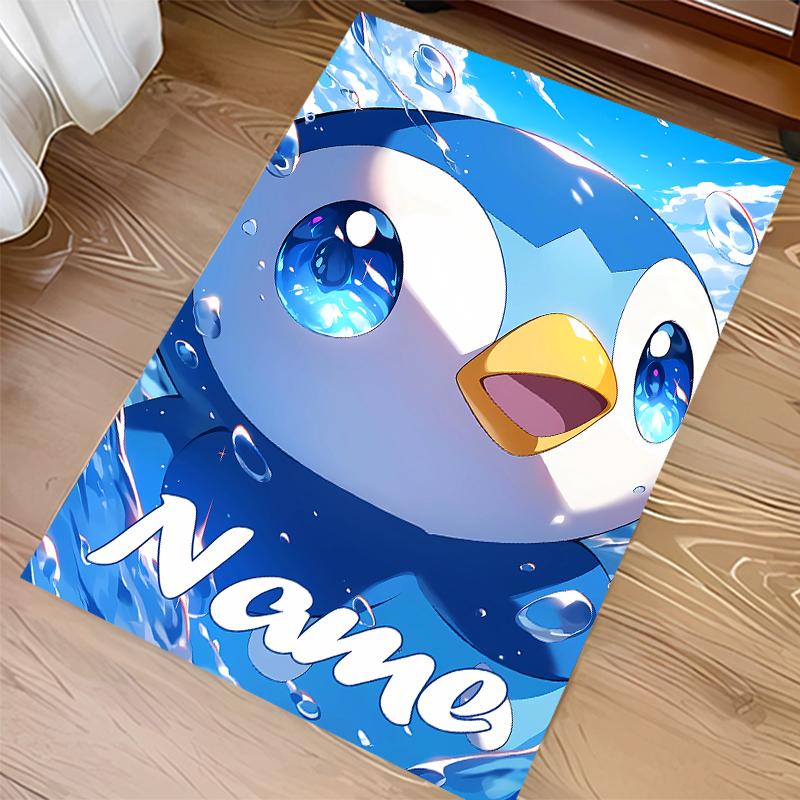 Custom personalization Pokémon Print Area Rug - Soft, Washable Non-Slip Indoor Mat,Living Room,Home&Office Decorative Rug