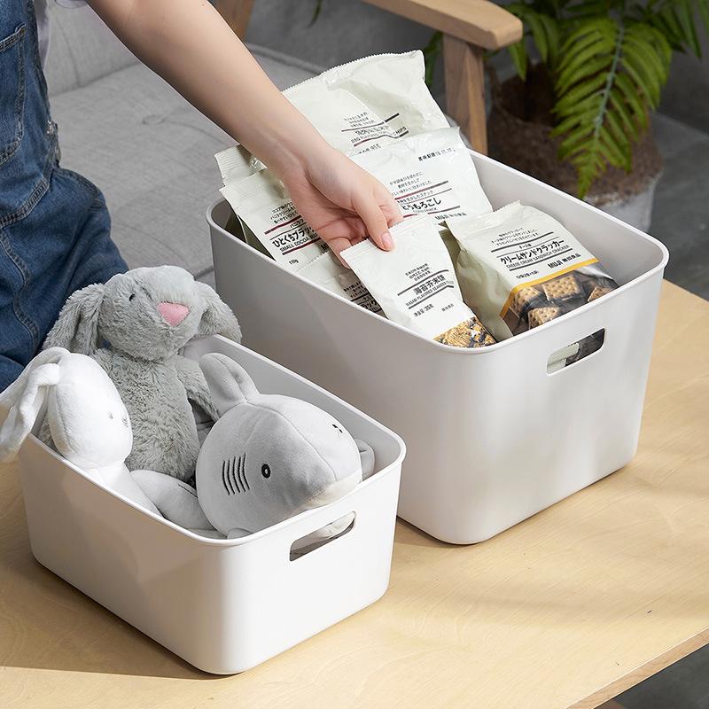 Многофункциональная пластиковая корзина для хранения косметики, закусок и кухонных принадлежностей