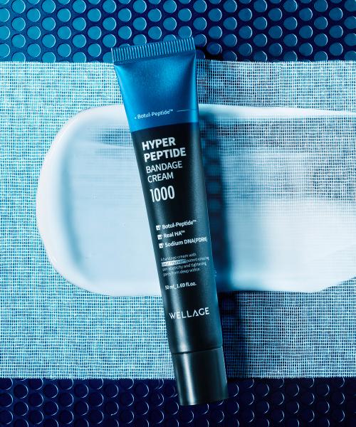 [WELLAGE] Hyper Peptide Bandage Cream 50ml Duo with 2 Lifting Masks