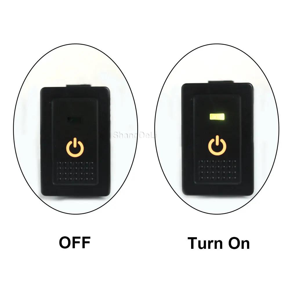 1Pc Car LED Light Front Fog Lamp Power Supply On Off Switch Latching Button For Suzuki SX4 Swift Grand Vitara 2006 - 2012