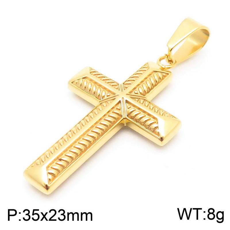 45/50/55/60cm Simple Zirconia Cross Pendant Charm Necklace For Men Hip Hop Gold Color Pendant Vintage Jewelry Gift Accessories