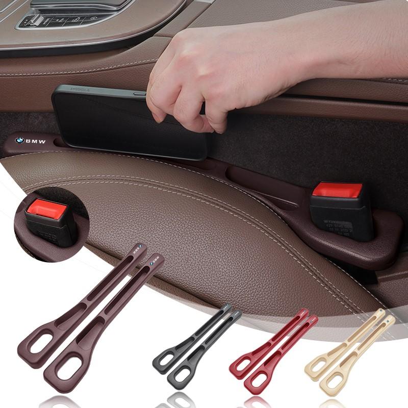 BBIX7 2PC Car Seat Gap Filler Organizer Waterproof Anti-leak Stopper Strip For BMW 1 2 3 4 5 7 Series X1 X3 X4 X5 X6 X7 F10 F20 F30