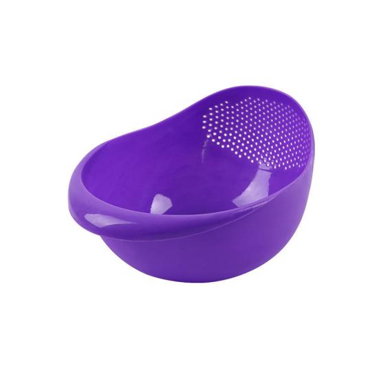 Сито для ополаскивания риса Yousheng емкостью 24 унции, пищевое сито без бисфенола А, фруктовая чаша с ручкой, многофункциональная корзина для мытья посуды, органайзер для кухни