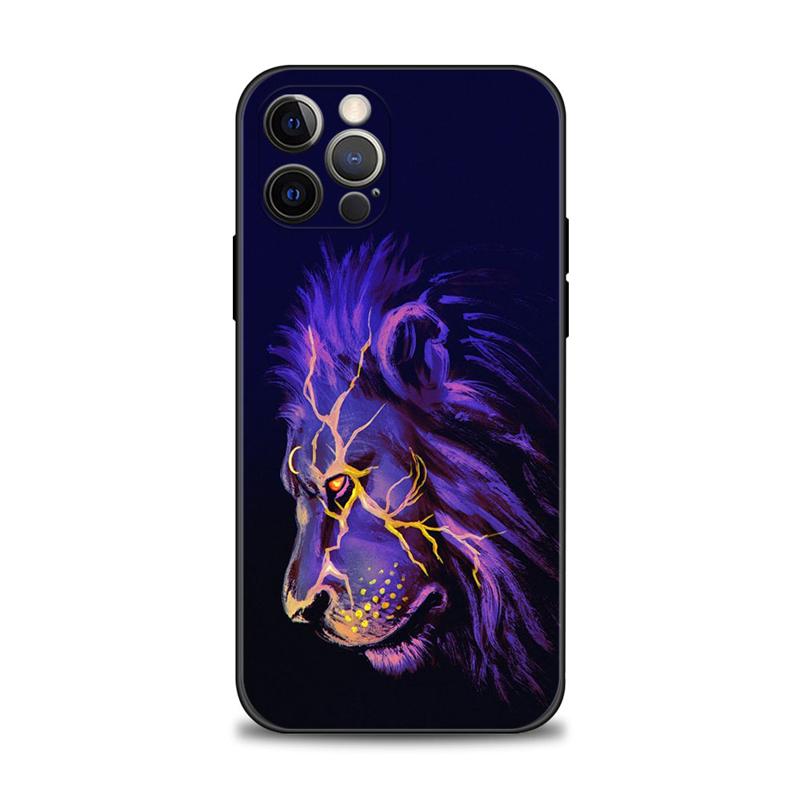 Чехол для телефона с изображением животного тигра и льва для iPhone Samsung Galaxy Redmi Xiaomi Oppo OnePlus Note SA 7 8 9 10 11 12 13 14 20 21 22 23 53 54 Pro Max Ultra