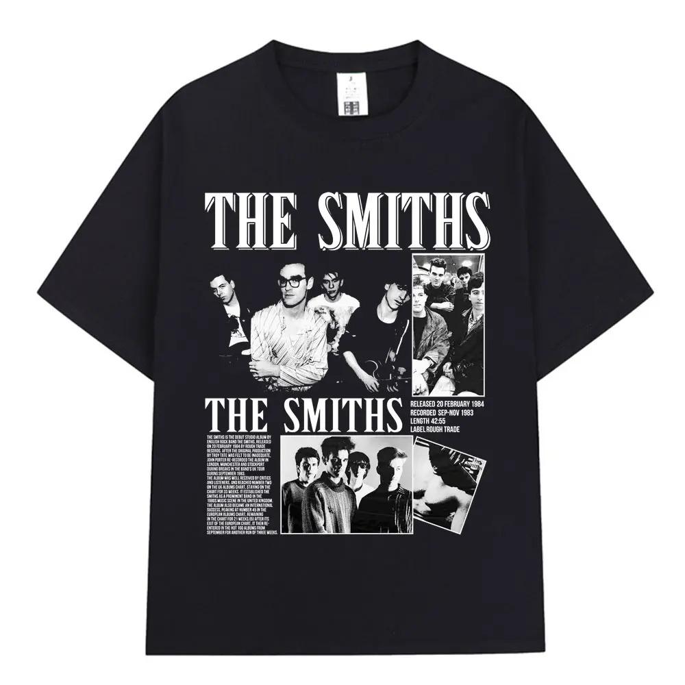 The Smiths The Queen Is Dead TShirt 1980s Indie Rock Morrissey Oversized Vintage Punk Rock Band Tee Streetwear Tshirts