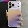 Роскошный градиентный матовый чехол для iPhone 17 Pro 17 16 15 14 Pro Max Защита камеры Угловая рамка с подушкой безопасности