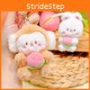 Magnetic Delightful Plush Keychain Adorable Rabbit And Monkey For Bag Keys Or