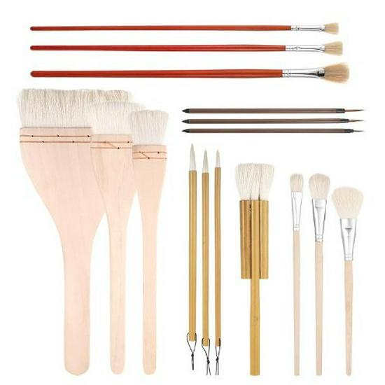 Набор кистей для керамики и акварели Gold Tip - Серия Boutique S