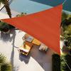 Awning sail shade 4x4x4 triangle waterproof uv garden restaurant