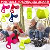 Портативные складные сани для скейтбординга для взрослых и детей, лыжи для скейтбординга