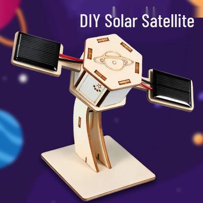 Миниатюрный солнечный спутник DIY образовательный научный набор для детей