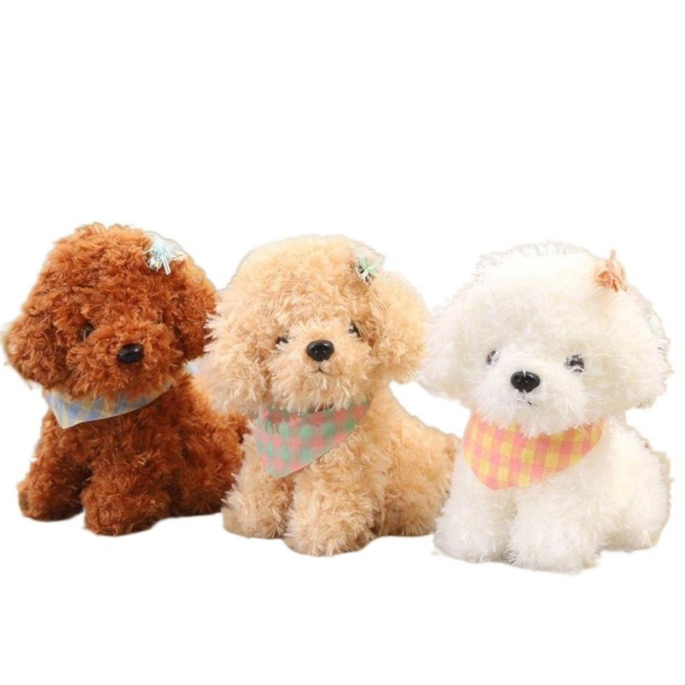 Baby Appease Stuffed Dog Doll Curly Hair Simulation Dog Plush For Children Dog Plush Toy  Kids Toy