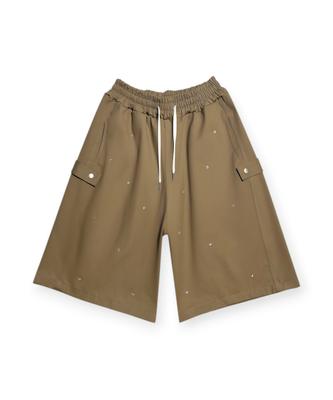 Шорты-бермуды Bonseullipi Essential Crystal Stud (бежевый)
