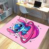 1pc. Cute Stitch on Planet Rug - Home Decor, Office Carpet, Chair Mat, Outdoor Rug, Gift Ideaz041076