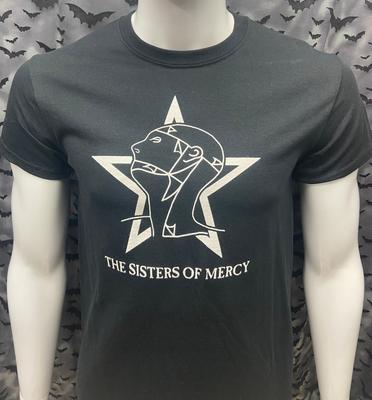 Sisters of Mercy Готическая футболка Дезрок Пост-панк Готик-рок Винтажная группа Унисекс