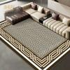 Nordic Style Black and White Carpet Large Area Living Room Decoration Luxury Home Decor Carpets Sofa Table Non-slip Custom Rug
