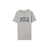 Polo Logo Letter Print Crew Neck Short Sleeve T Shirt Men Tops Gray 710858957-003