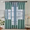 1 шт. Модные вышитые современные европейские полузатемняющие шторы и занавески из марли для гостиной, спальни, домашнего декора LOZUJOJU