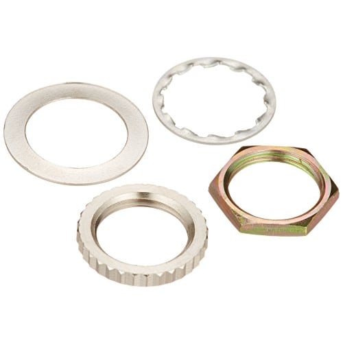 Scud Nut Set, Nickel, for Toggle Switches, EXNUT-YMTN