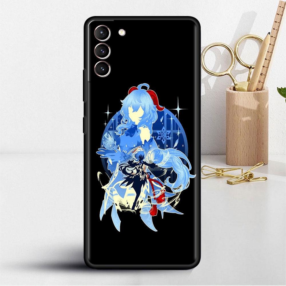 Аниме Genshin Impact Мягкий чехол для Samsung Galaxy S22 S20 FE S21 S10 S9 Plus S8 Note 20 Ultra 10 Lite Чехол для телефона