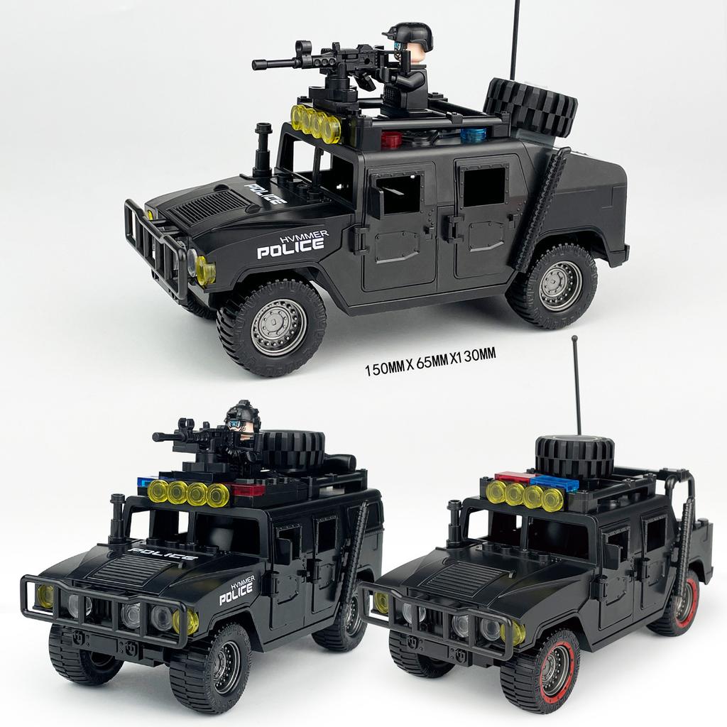 10 Hummer Детский Конструктор Мелкие Детали Сборка Игрушки Аксессуары для Пулемета Фигурка X027