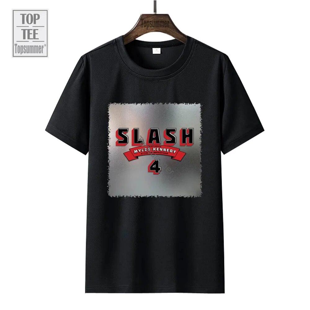 4 Album T Shirt Slash Tour T-Shirt Fashion Harajuku Oversized Tshirts Couples Graphic Print Tops