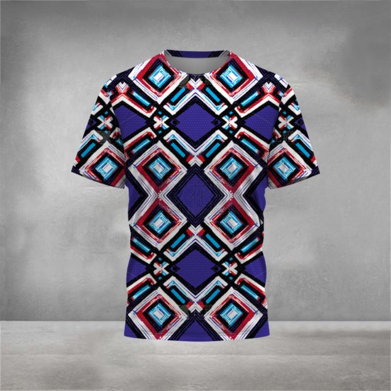 Футболка мужская модная, с принтом «вкус цвета» 3D, спортивная, повседневная, свободная, быстросохнущая, с круглым вырезом, с коротким рукавом, удобная футболка