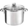 Kopf cocotte haute "grandis", ø 24 cm, hauteur de 20 cm, 9 litres, inox