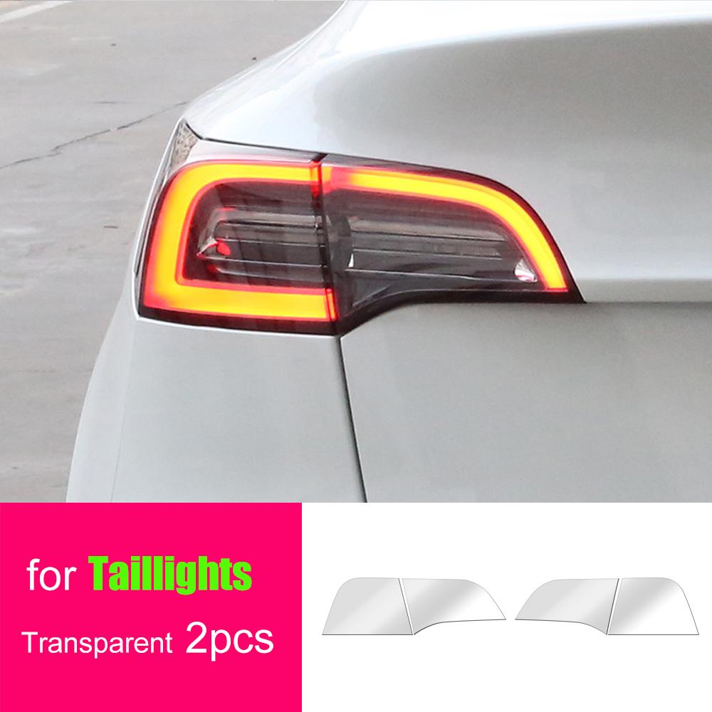 For Tesla Model Y 2019-2023 High Quality TPU Protective Film Lamp Protector For Headlight Fog Rear Tail Lights