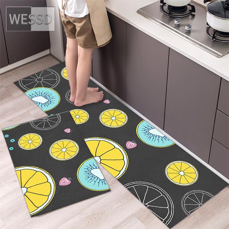 Набор ковриков для кухни в фермерском стиле 40X60CM 40X120CM, комплект из 2 предметов, коврик для ванной комнаты, нескользящий впитывающий моющийся коврик для дома