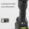 Worx WU805 20V Бесщеточная аккумуляторная угловая шлифмашина Комплект Штепсель CN (адаптер в комплекте)