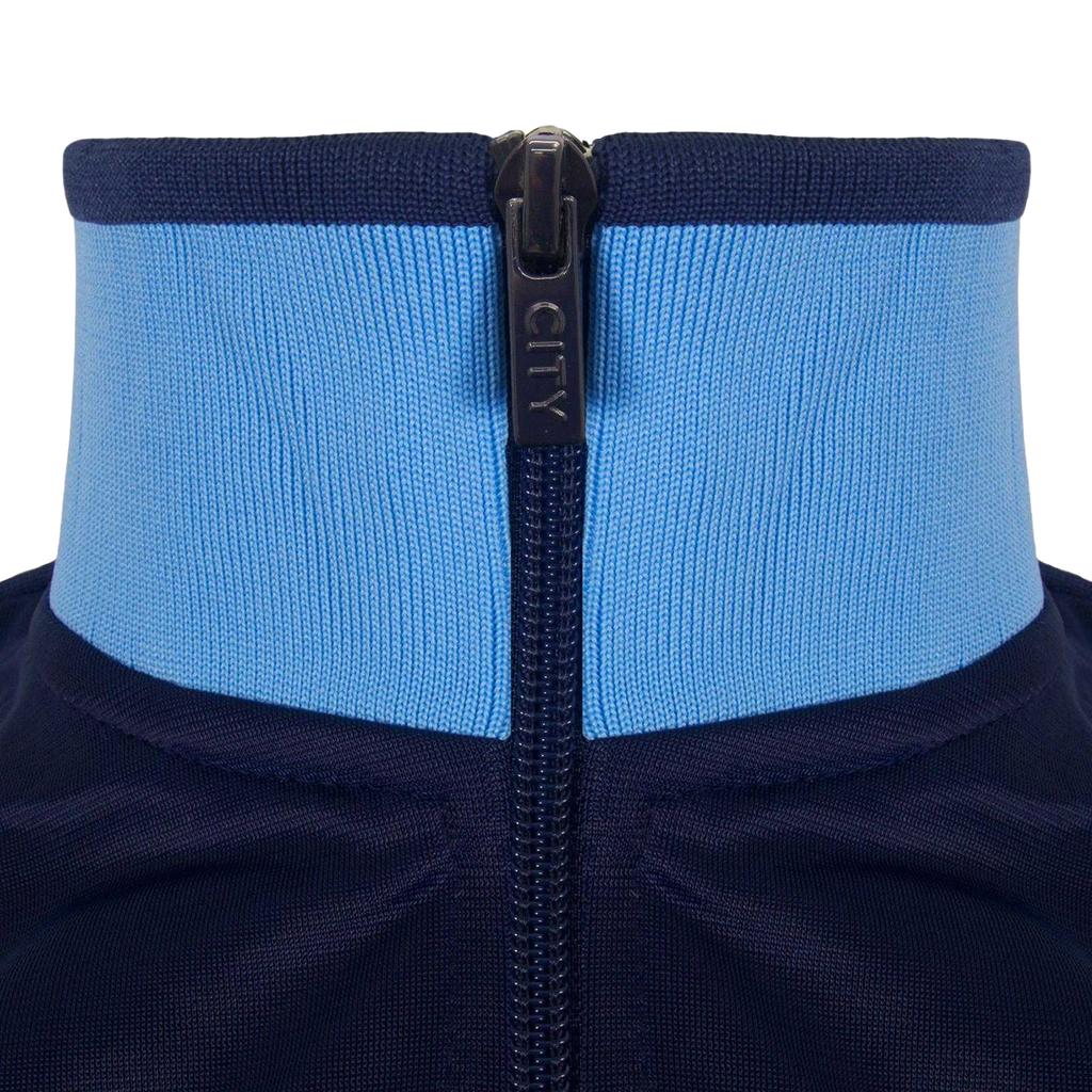 Manchester City FC Mens Retro Track Jacket
